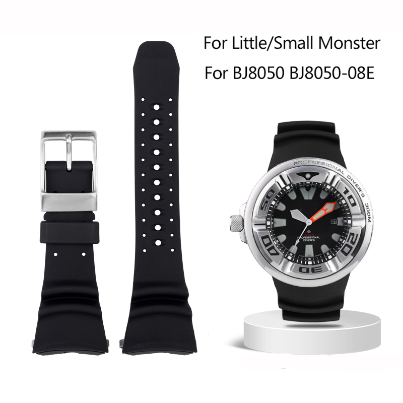 Citizen Watch Promaster - Rubber Watchband For Citizen BJ8050 BJ8050-08E