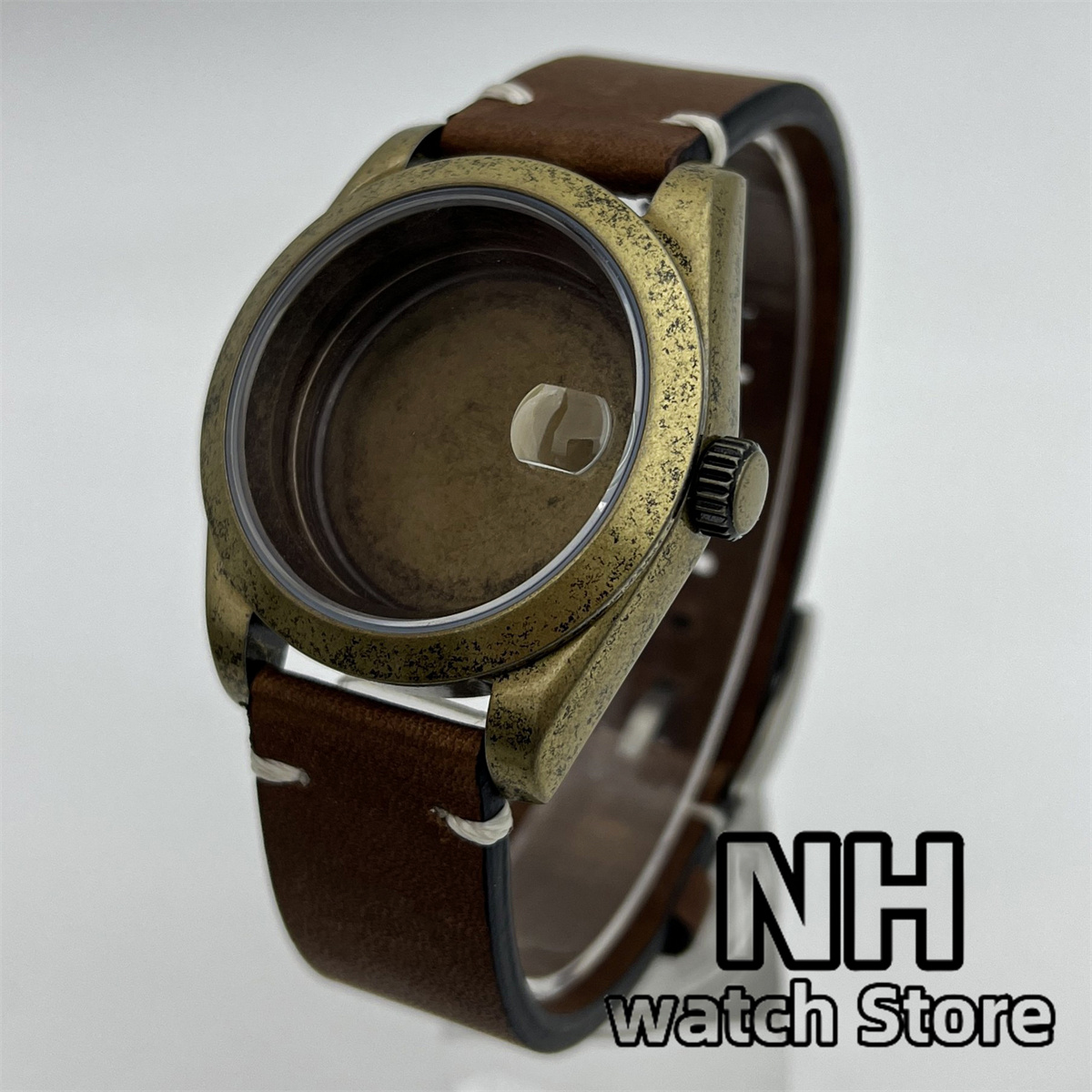 39mm Bronze Brushed Watch Case - Seiko Watch 5 Sports recension och pris