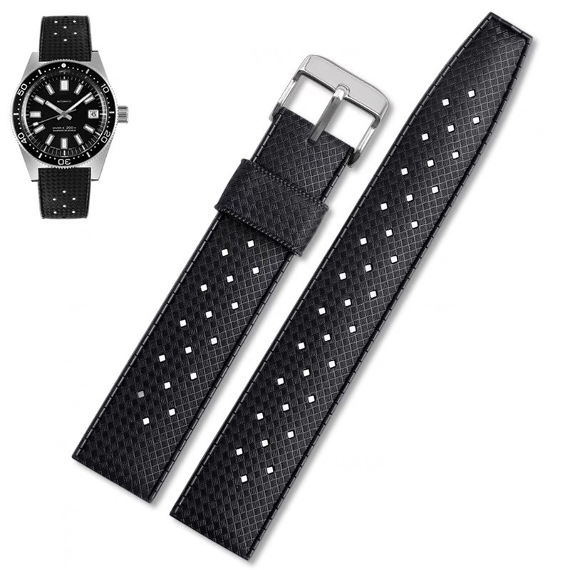 20mm 22mm Tropic Rubber Band f - Suede Strap Watch recension och pris