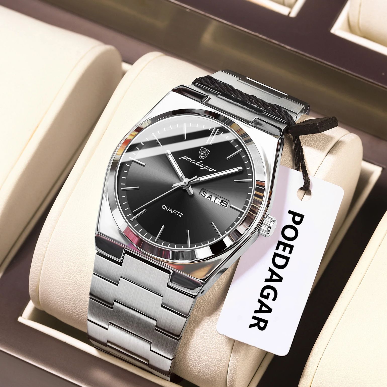 POEDAGAR Luxury Men's Quartz W - Patek Philippe Watch Nautilus recension och pris