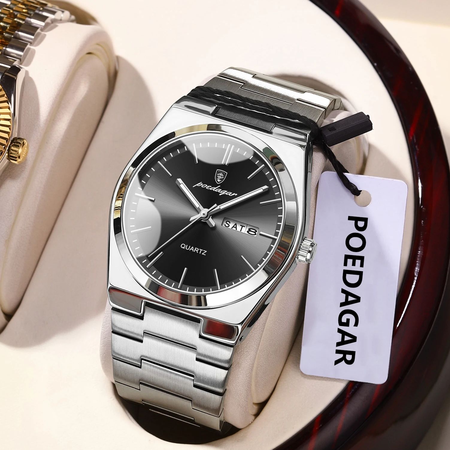POEDAGAR Luxury Men's Quartz W - Patek Philippe Watch Nautilus recension och pris