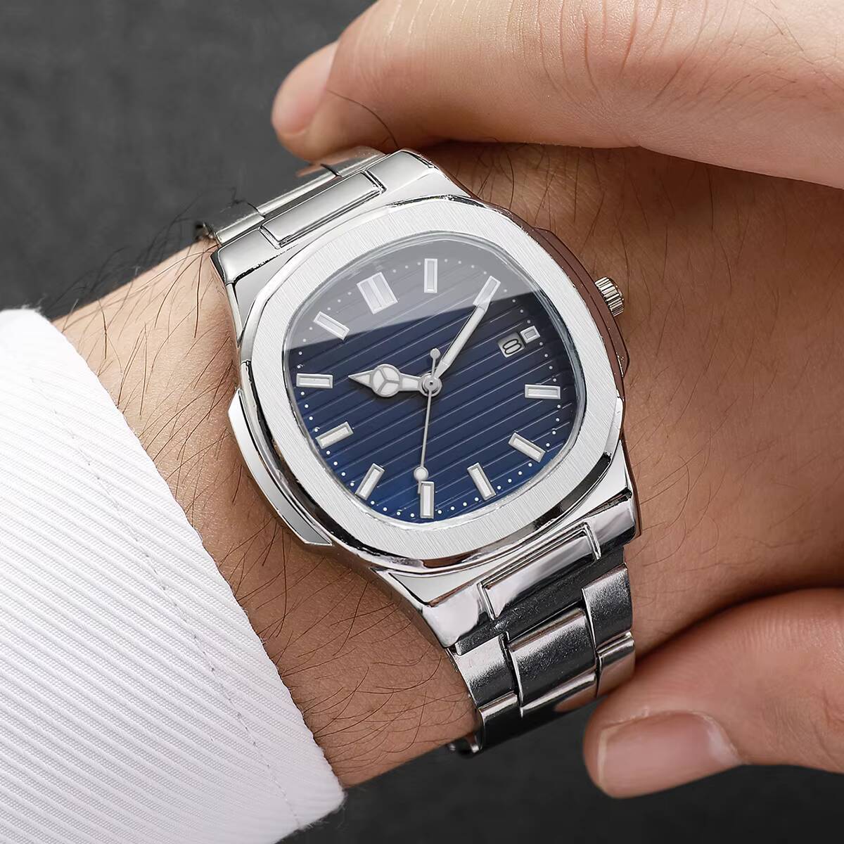 Fashion Square Men Business Wa - Patek Philippe Watch Nautilus recension och pris